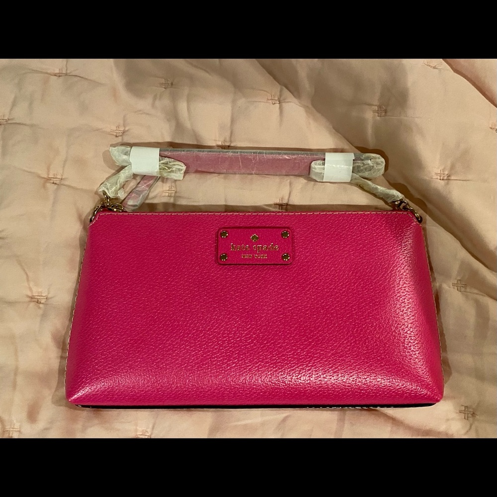 New with tags and dust bag Kate Spade Wellesley Byrd in fiestarose